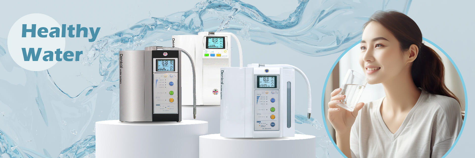 Water ionizer for healthy lifestyle