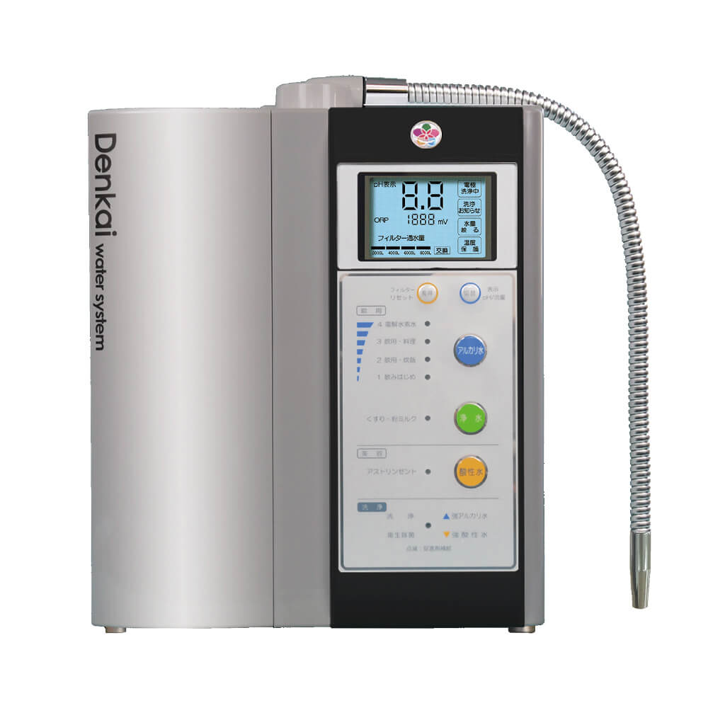 Metallic silver alkaline ionizer